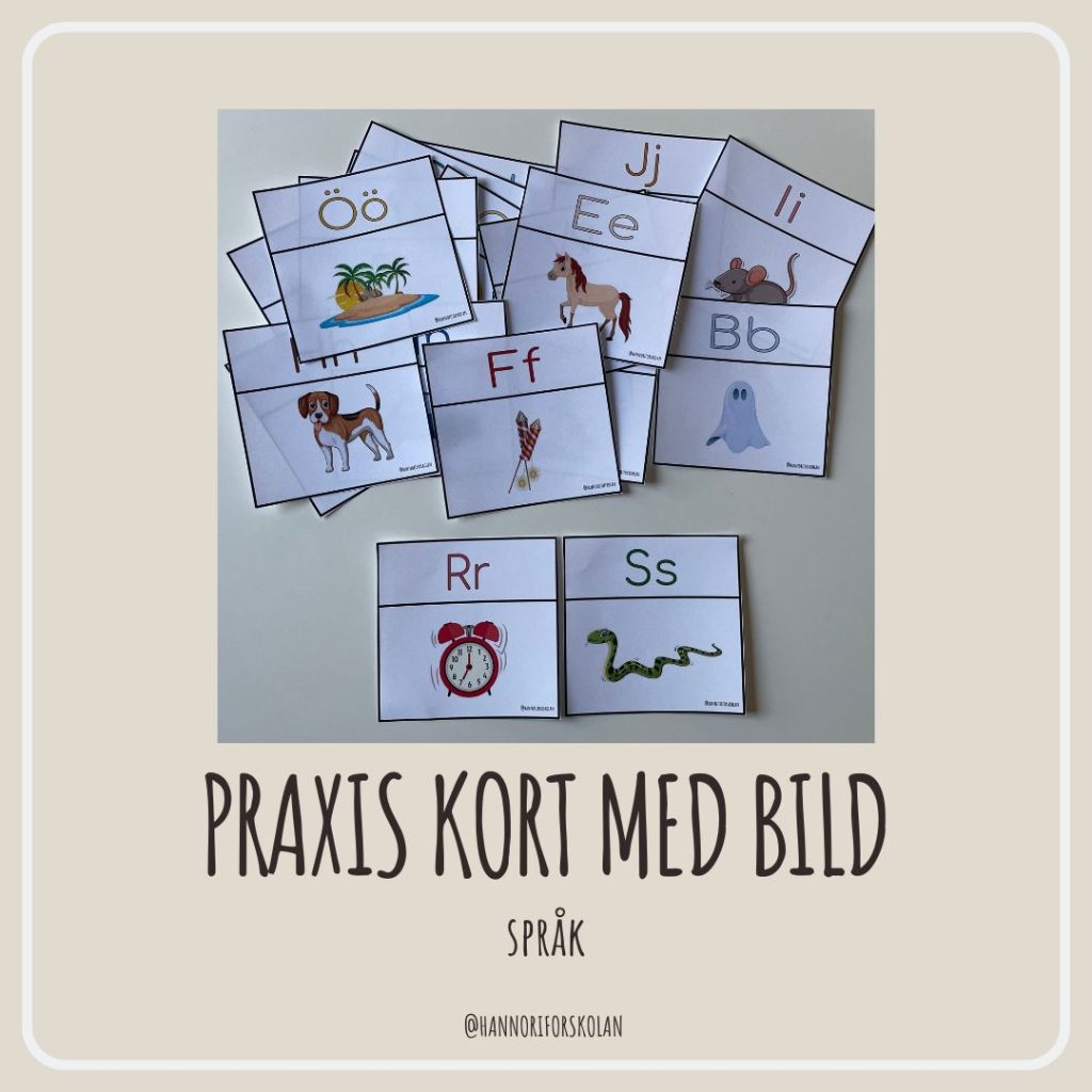 Praxis kort med bild