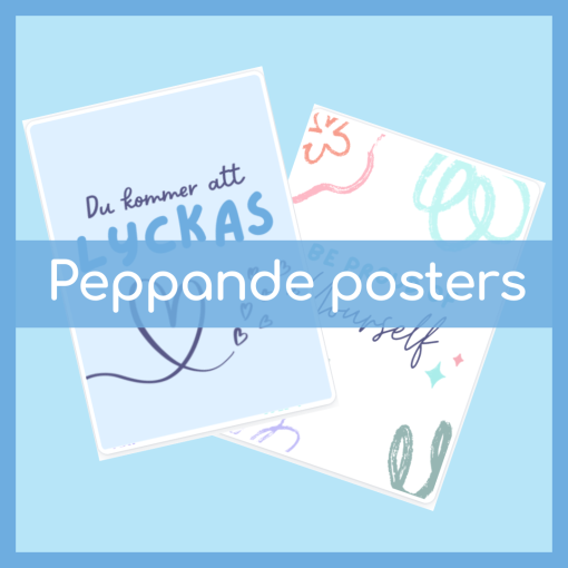 Peppande posters med citat