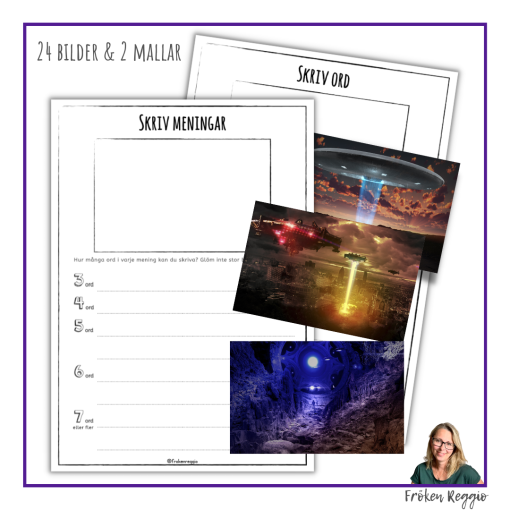 Beskriv och bilda mening - Science Fiction