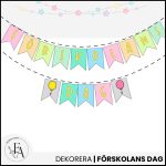 Vimpel till förskolans dag - bild 2