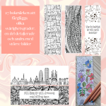 27 bokmärken att färglägga - bild 1