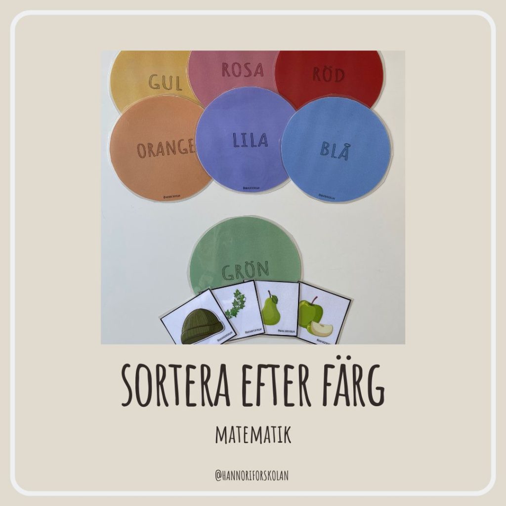 Sortera efter färg