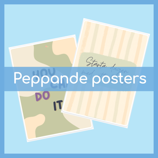 Peppande posters med citat