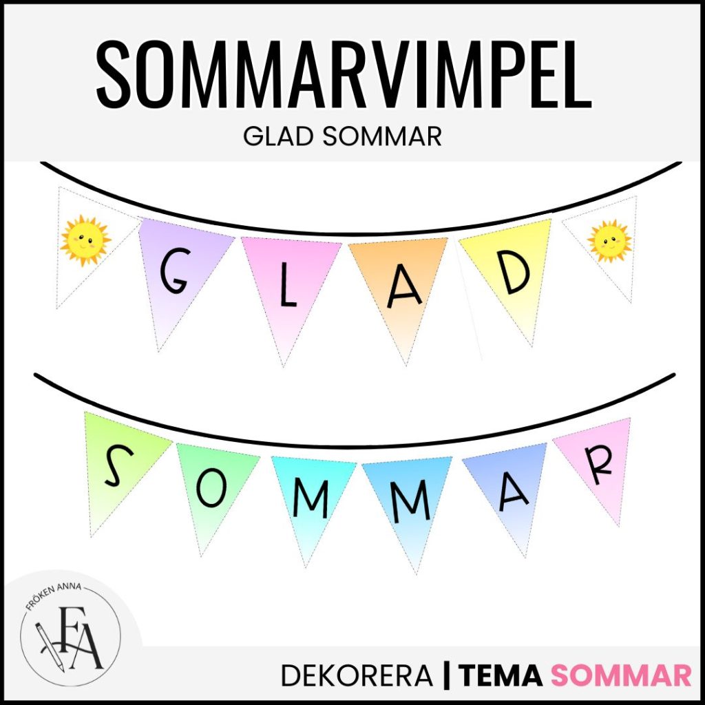 Glad sommar – vimpel