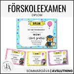 Förskoleexamen | Förskolestudent | Diplom / Certifikat – Sluta förskolan - bild 1
