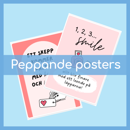 Peppande posters med citat