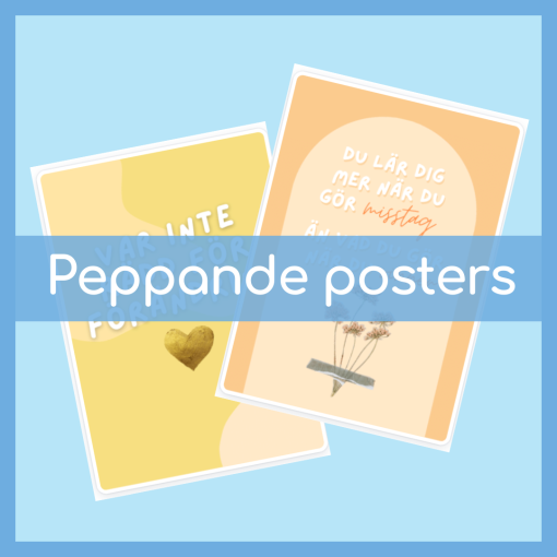 Peppande posters med citat