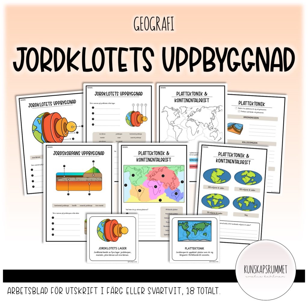 Jordklotets uppbyggnad