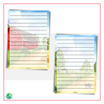 Skrivpapper – Watercolor - bild 4