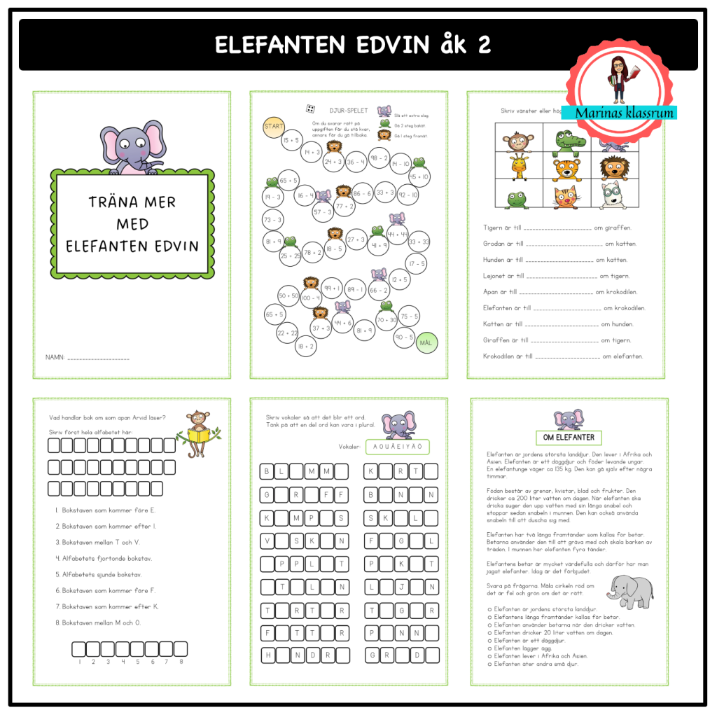 Elefanten Edvin åk 2