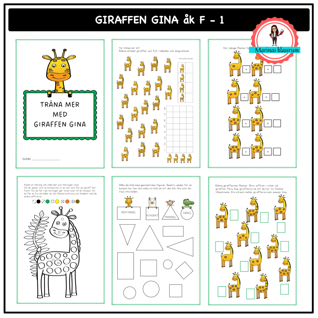 Giraffen Gina åk F – 1