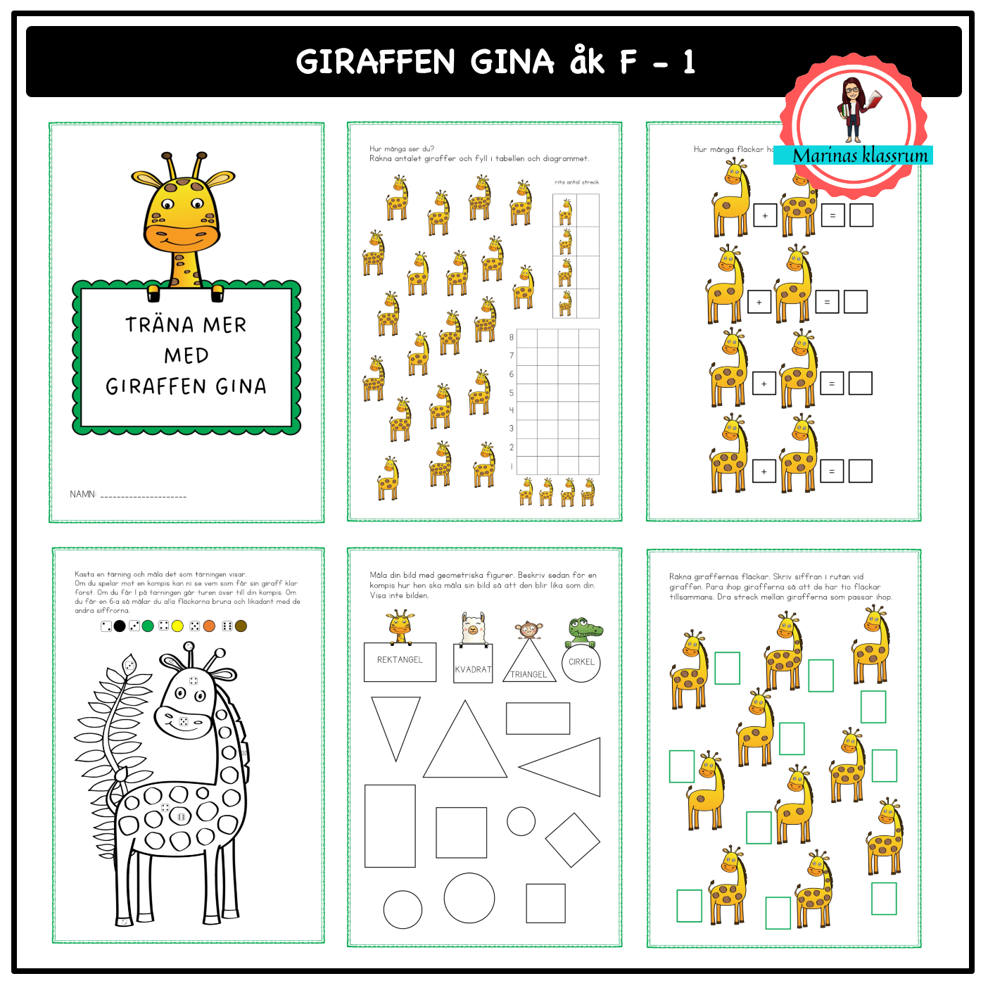 Giraffen Gina åk F - 1