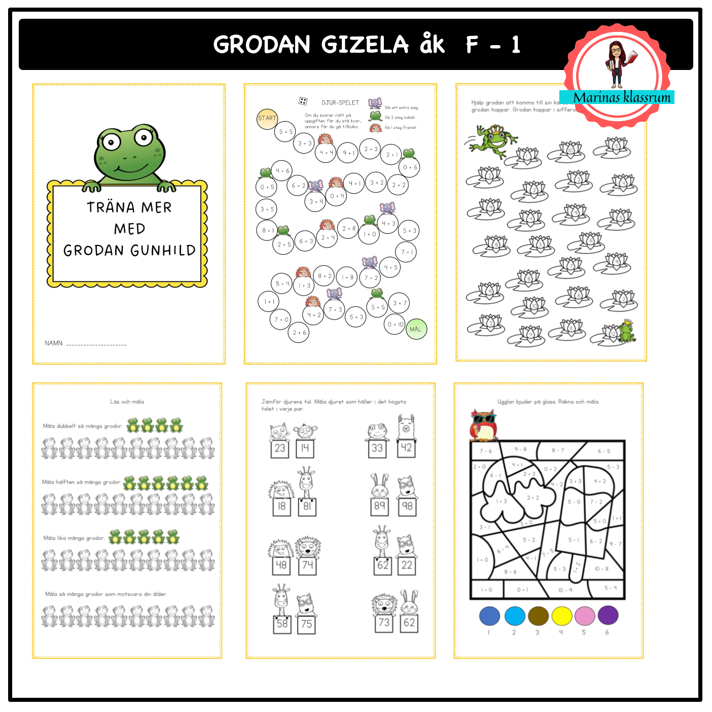 Grodan Gizela åk F - 1