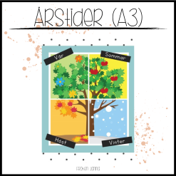 Plansch: Årstider (A3)
