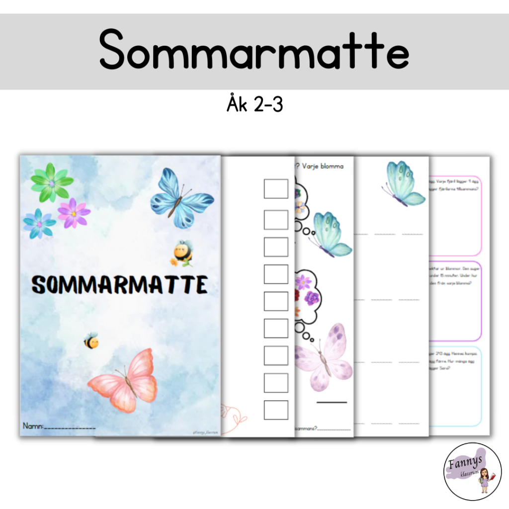 Sommarhäfte matematik åk 2-3