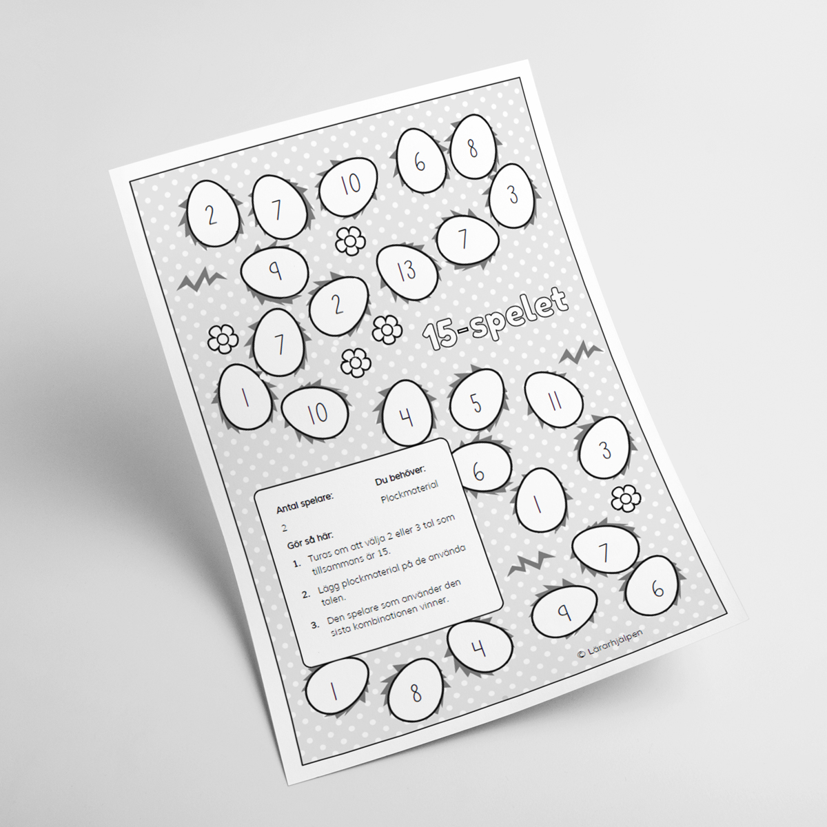 15 - spelet med påsktema