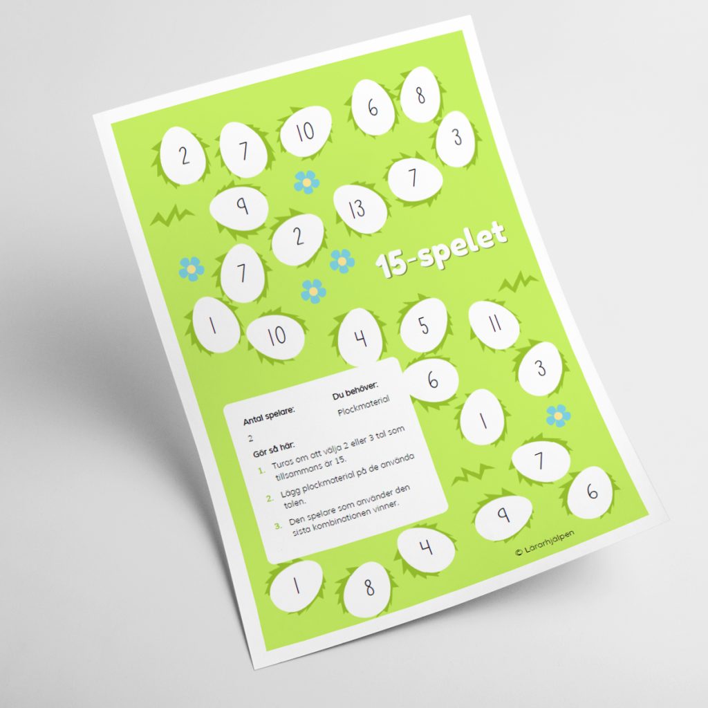 15 – spelet med påsktema