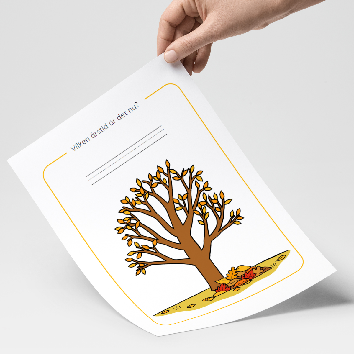 Vilken årstid är det nu? - höst