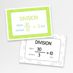 Divisionsskylt