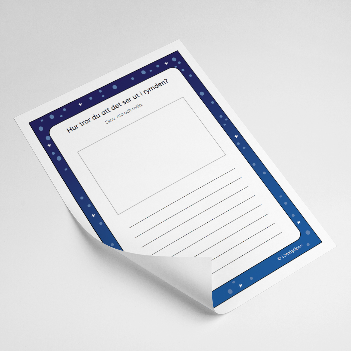 Hur tror du att det ser ut i rymden?