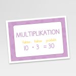 Multiplikationsskylt - bild 1