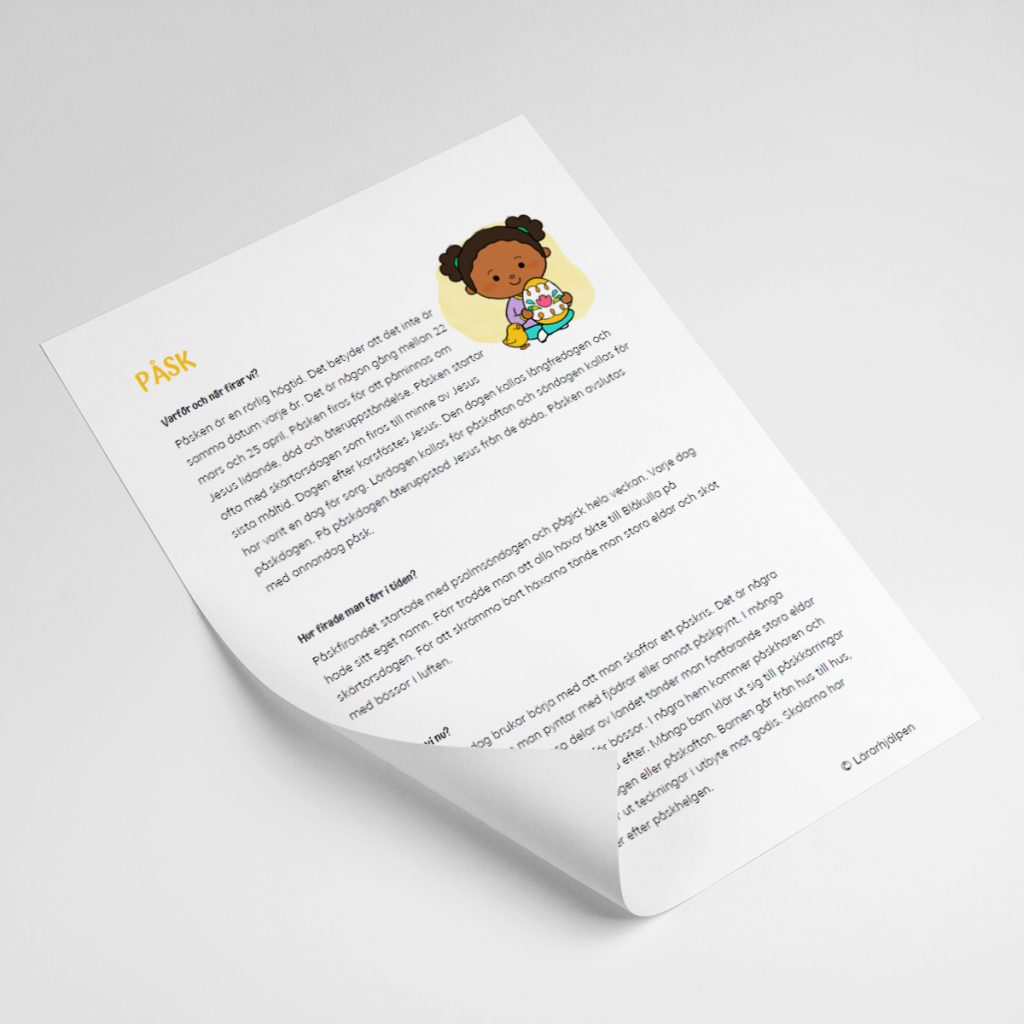 Faktatext – påsk