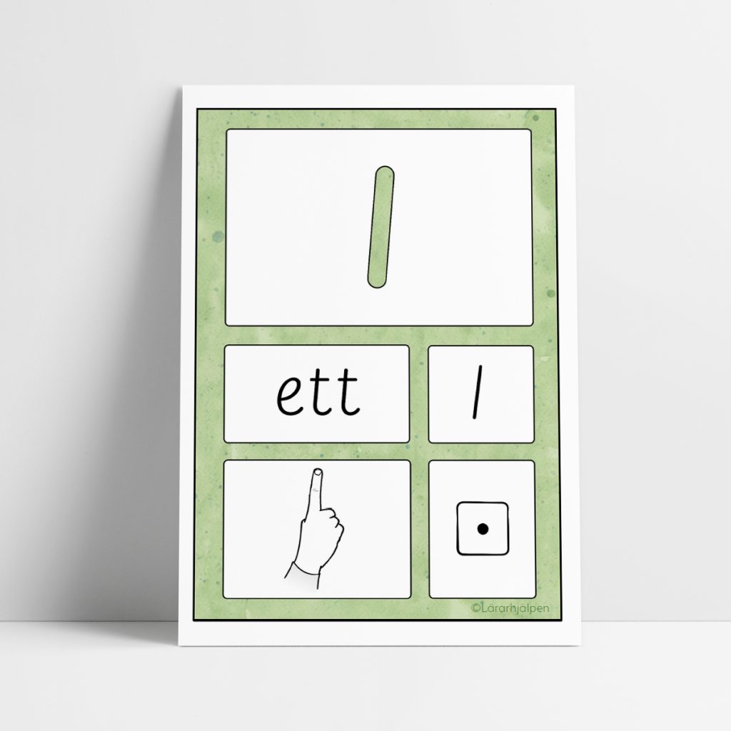 Talskyltar 0-20 – grön