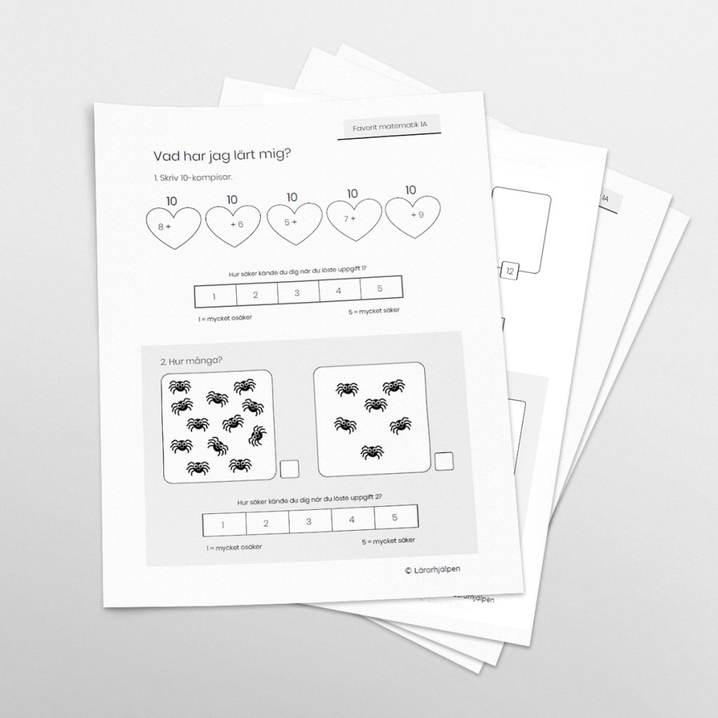 Favorit matematik 1A – terminstest