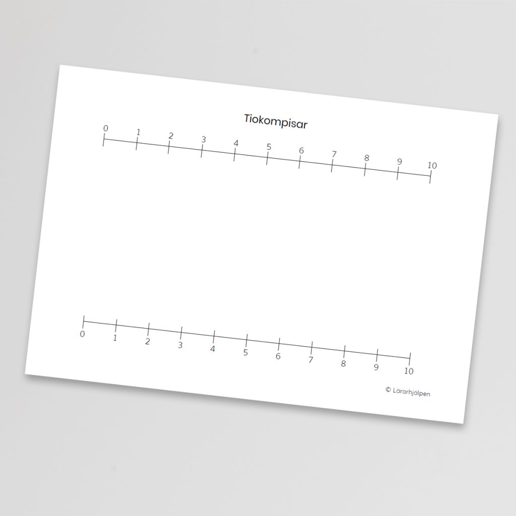 Tiokompisar – dra streck