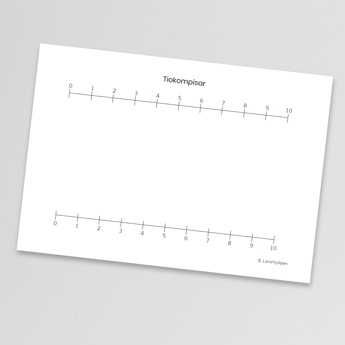 Tiokompisar - dra streck