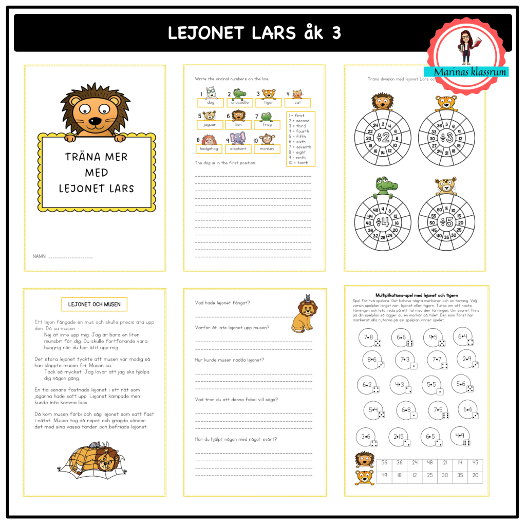 Lejonet Lars åk 3