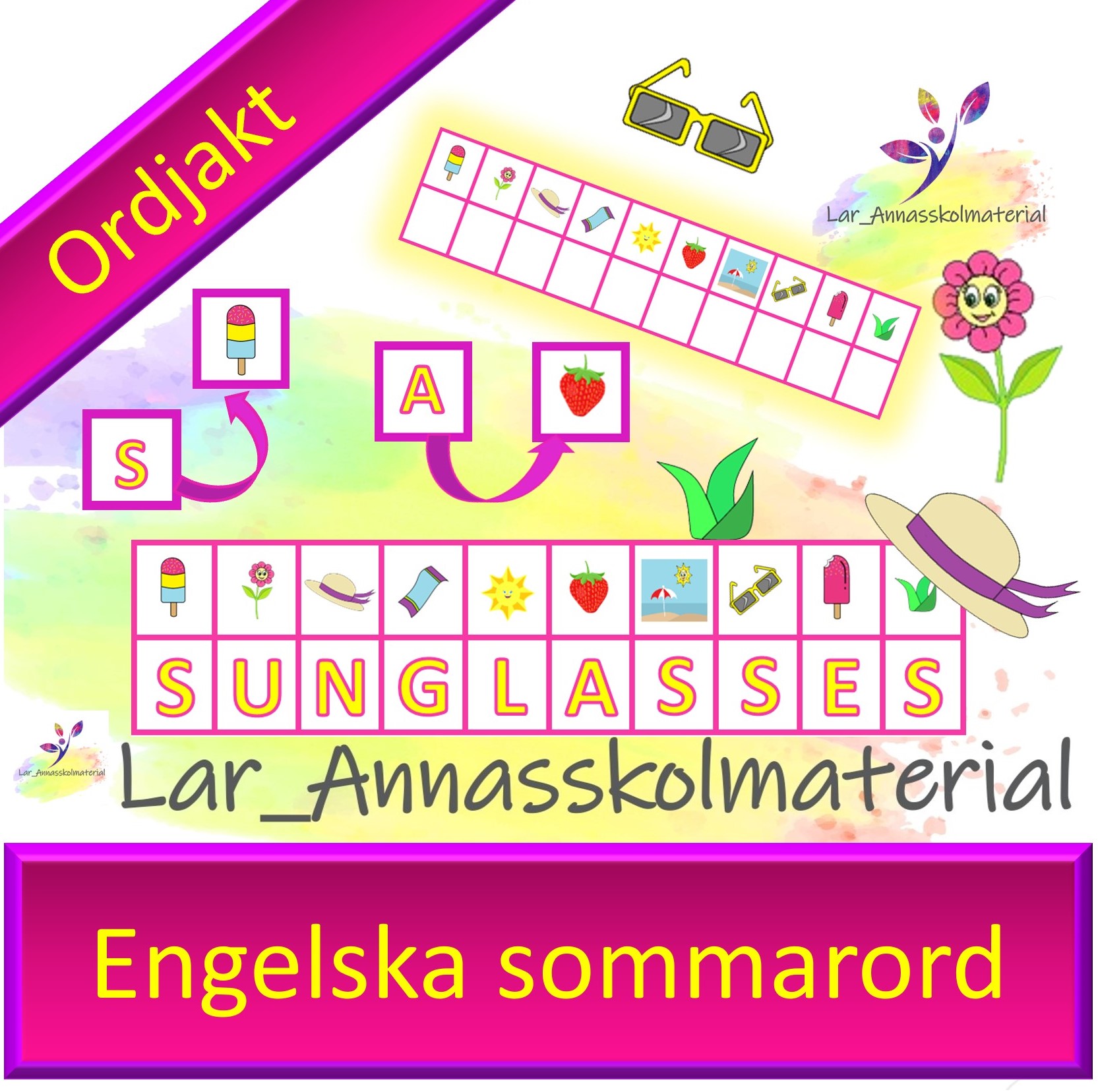 Ordjakt Engelska sommarord