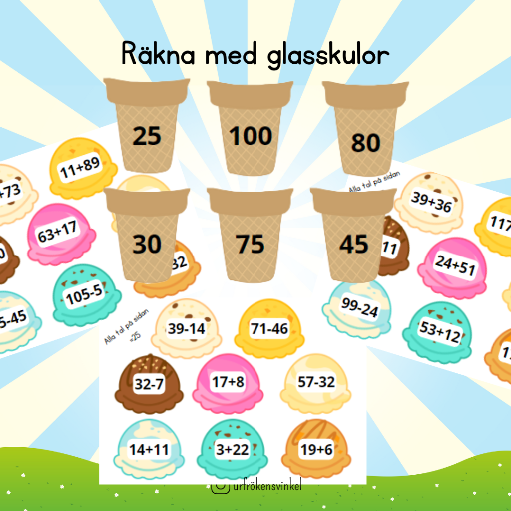 Räkna med glasskulor