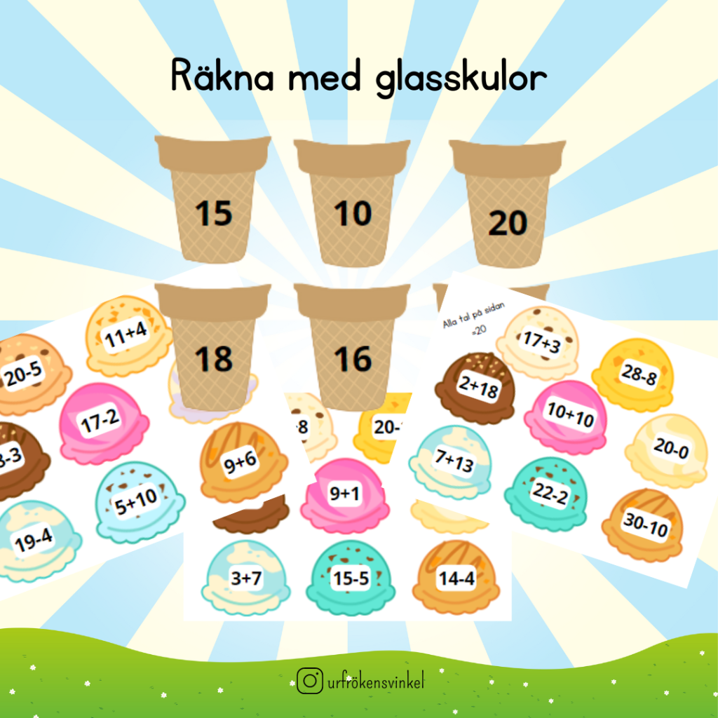Räkna med glasskulor