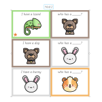 Paket: I have – who has? Pets (två nivåer och ord-kort) - bild 2