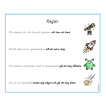 Mattespel – ”Lilla plus 3” i rymden - bild 2