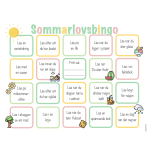 Läsbingo – sommarlov - bild 2
