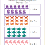 Träna siffror, addition och subtraktion - bild 9