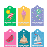 Skolavslutningspaket med vimplar, etiketter och läsbingo - bild 7