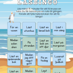 Skolavslutningspaket med vimplar, etiketter och läsbingo - bild 11