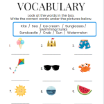 Häfte med sommartema på enkel engelska - bild 3