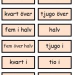 Klockan -placera ut tiderna på klockan - bild 4