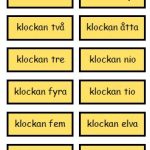 Klockan -placera ut tiderna på klockan - bild 7
