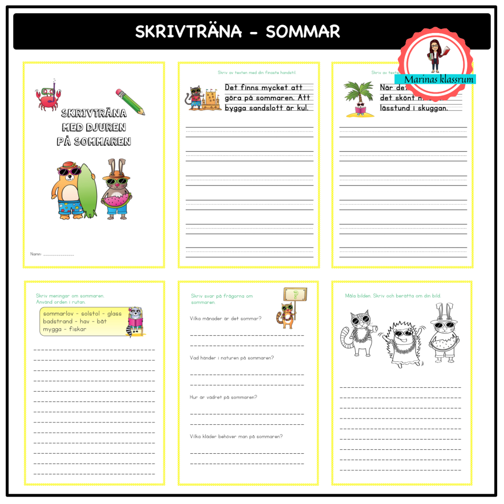 Skrivträna – sommaren