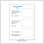 Sverige 500 år fakta läs och rita - bild 2