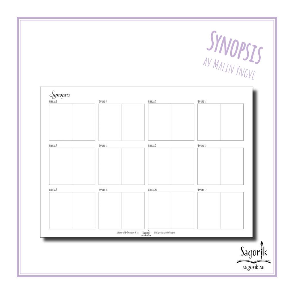 Skrivande – Mall för synopsis