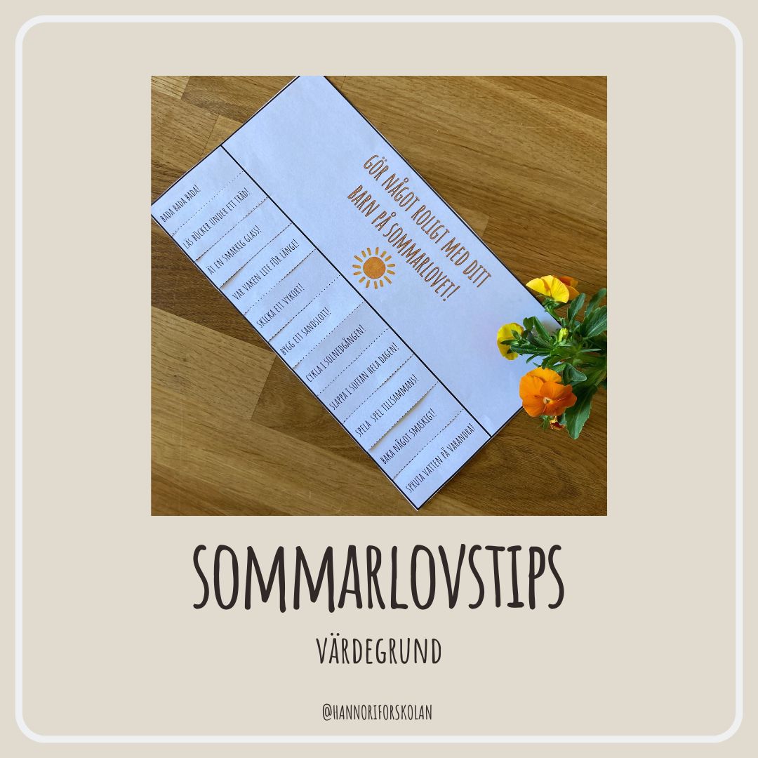 Sommarlovstips!