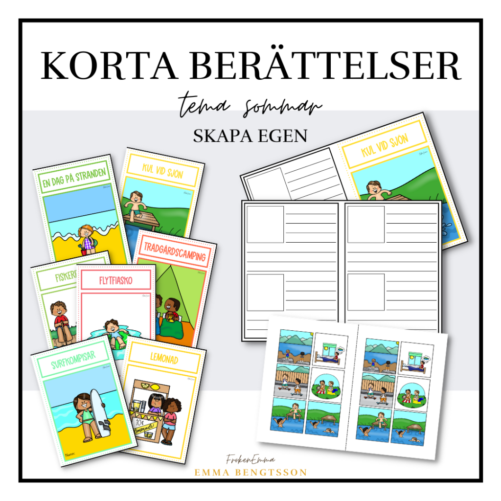 Korta berättelser: tema sommar – skapa egen