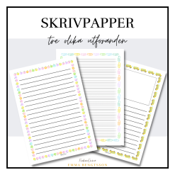 Skrivpapper