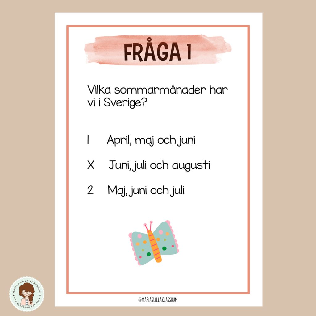 Tipspromenad – Tema sommar